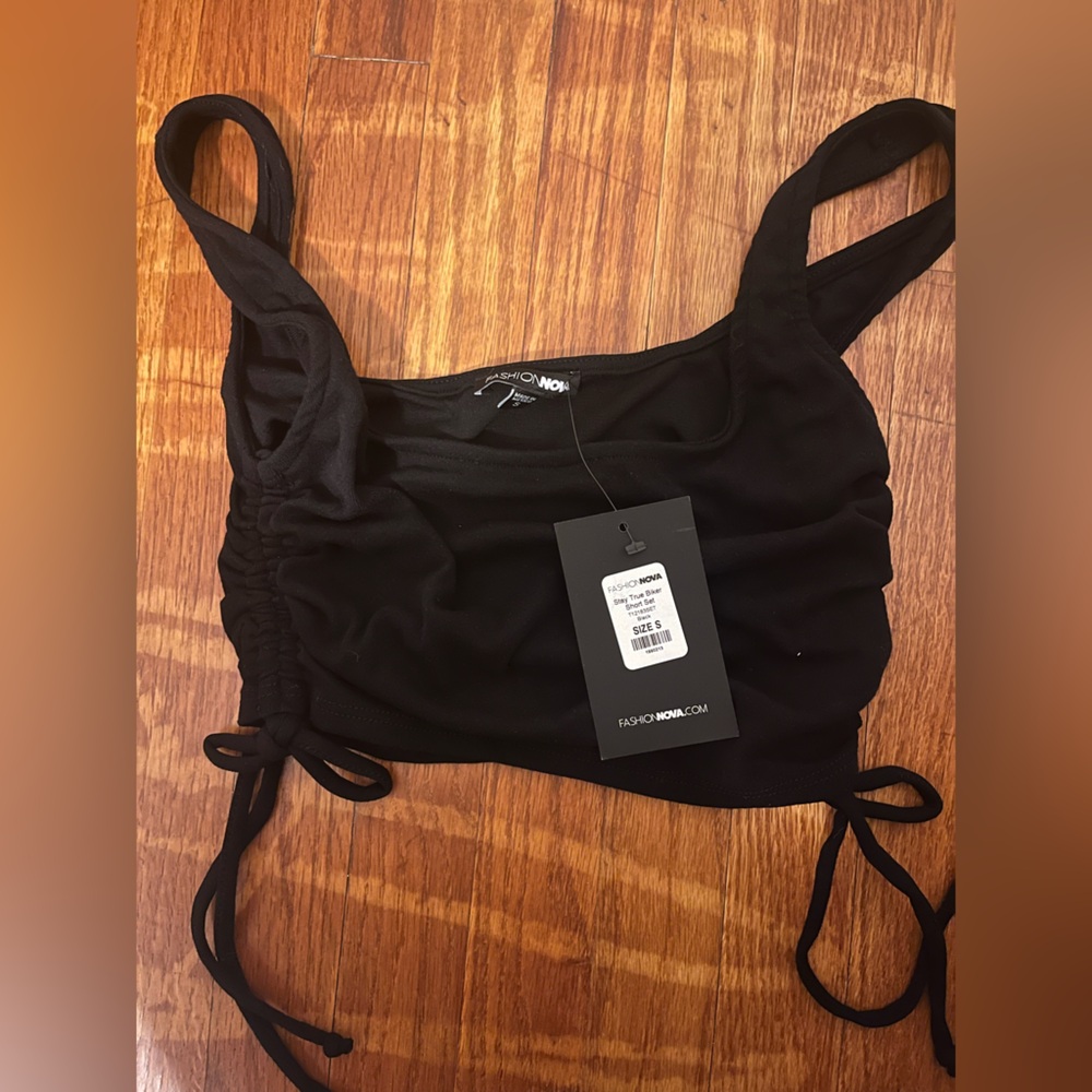 Fashion Nova Black Crop Top